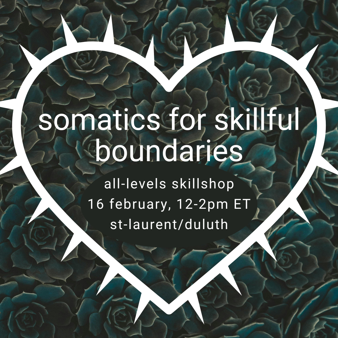 somatics for skillful boundaries